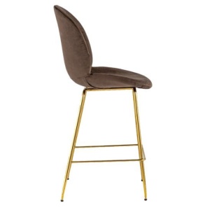 Стул полубарный Beetle со спинкой, коричневый, 65 см цена 20 688.50 ₽ Стул полубарный Beetle со спинкой, коричневый, 65 см