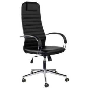 Кресло офисное BRABIX "Pilot EX-610 CH" premium, хром, кожзам, черное, 532418 цена 11 563 ₽ Кресло офисное BRABIX "Pilot EX-610 CH" premium, хром, кожзам, черное, 532418
