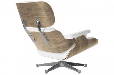 Кресло дизайнерское с оттоманкой A348+A349 (Eames Style Lounge Chair & Ottoman)