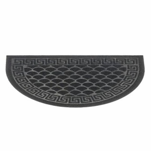 Коврик придверный 60х90 см, СЕРЫЙ, грязезащитный, 430 г/м2, ПОЛУКРУГ, фактурный рисунок ЧЕШУЙКИ, ЛЮБАША, 701052 цена 593 ₽ Коврик придверный 60х90 см, СЕРЫЙ, грязезащитный, 430 г/м2, ПОЛУКРУГ, фактурный рисунок ЧЕШУЙКИ, ЛЮБАША, 701052