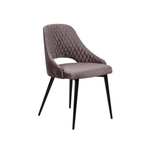 Стул William ромб бархат антрацит цена 15 180 ₽ Стул William ромб бархат антрацит