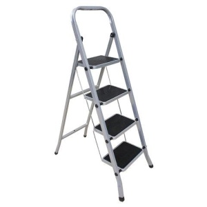 Стремянка стальная КЛАСС ПЛЮС, 4 ШИРОКИЕ СТУПЕНИ 20х30 см, верхняя площадка 91 см, до 120 кг, 123304 цена 4 357 ₽ Стремянка стальная КЛАСС ПЛЮС, 4 ШИРОКИЕ СТУПЕНИ 20х30 см, верхняя площадка 91 см, до 120 кг, 123304
