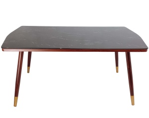 Стол Miller, черный мрамор, закаленное стекло цена 32 300 ₽ Стол Miller, черный мрамор, закаленное стекло