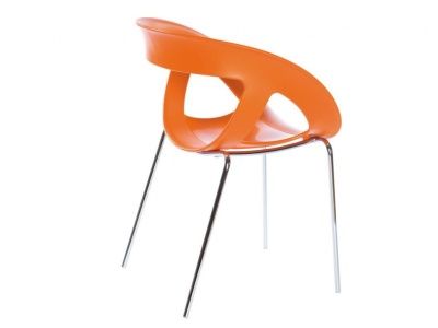 Кресло пластиковое Moema 69 оранжевый