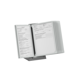 Перекидная система настольная INFOLINE-ECO-10 с белыми рамками А4 цена 2 571 ₽ Перекидная система настольная INFOLINE-ECO-10 с белыми рамками А4