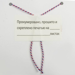 Этикетка самоклеящаяся "Пронумеровано, прошито и скреплено", 70х37 мм, 24 этикетки, 10 листов, 128833 цена 411 ₽ Этикетка самоклеящаяся "Пронумеровано, прошито и скреплено", 70х37 мм, 24 этикетки, 10 листов, 128833