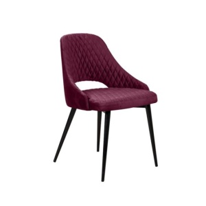 Стул William ромб бархат винно-красный цена 15 180 ₽ Стул William ромб бархат винно-красный
