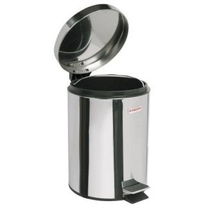 Ведро-контейнер для мусора (урна) с педалью LAIMA "Classic", 3 л, зеркальное, нержавеющая сталь, со съемным внутренним ведром, 604942 цена 1 394 ₽ Ведро-контейнер для мусора (урна) с педалью LAIMA "Classic", 3 л, зеркальное, нержавеющая сталь, со съемным внутренним ведром, 604942