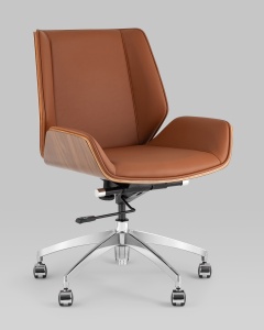 Кресло офисное TopChairs Crown SN коричневый цена 49 990 ₽ Кресло офисное TopChairs Crown SN коричневый
