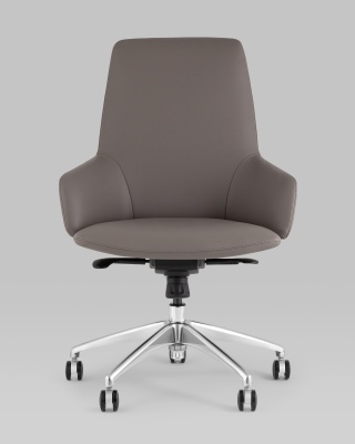 Кресло офисное TopChairs Bow серый