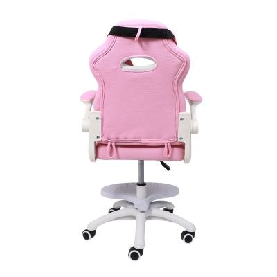 Кресло поворотное ELEN, ткань, (розовый)