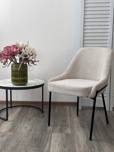 Стул GAVI Garna-157 светло-бежевый, ткань / черный каркас, ®DISAUR цена 9 945 ₽ Стул GAVI Garna-157 светло-бежевый, ткань / черный каркас, ®DISAUR