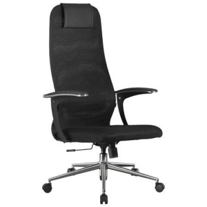 Кресло BRABIX PREMIUM "Ultimate EX-801" хром, плотная двойная сетка Х2, черное, 532917 цена 12 461 ₽ Кресло BRABIX PREMIUM "Ultimate EX-801" хром, плотная двойная сетка Х2, черное, 532917