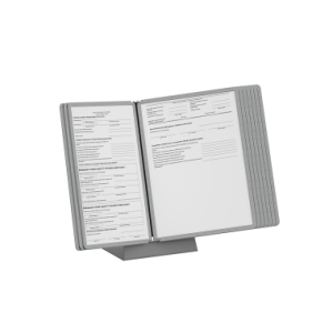 Перекидная система настольная DATALINE-ECO-10 с серыми рамками А4 цена 4 190 ₽ Перекидная система настольная DATALINE-ECO-10 с серыми рамками А4