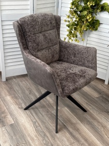 Стул GARLAND 360 град. поворот. HAGA-16 Серый, ткань/ GINO-457 Серый, ткань/ Черный, ®DISAUR цена 15 960 ₽ Стул GARLAND 360 град. поворот. HAGA-16 Серый, ткань/ GINO-457 Серый, ткань/ Черный, ®DISAUR