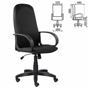 Кресло офисное BRABIX "Praktik EX-279", ткань JP/кожзам, черное, 532019 цена 8 723 ₽ Кресло офисное BRABIX "Praktik EX-279", ткань JP/кожзам, черное, 532019