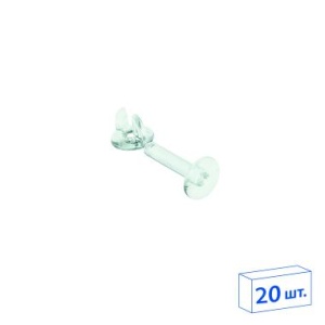 Винт и гайка с ушками VIKING SCREW-25, цвет прозрачный (20 шт. в упаковке) цена 3 ₽ Винт и гайка с ушками VIKING SCREW-25, цвет прозрачный (20 шт. в упаковке)